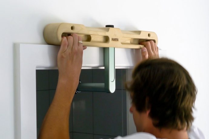 This toolless, sustainable hangboard lets you train for rock climbing while staying fit from home!