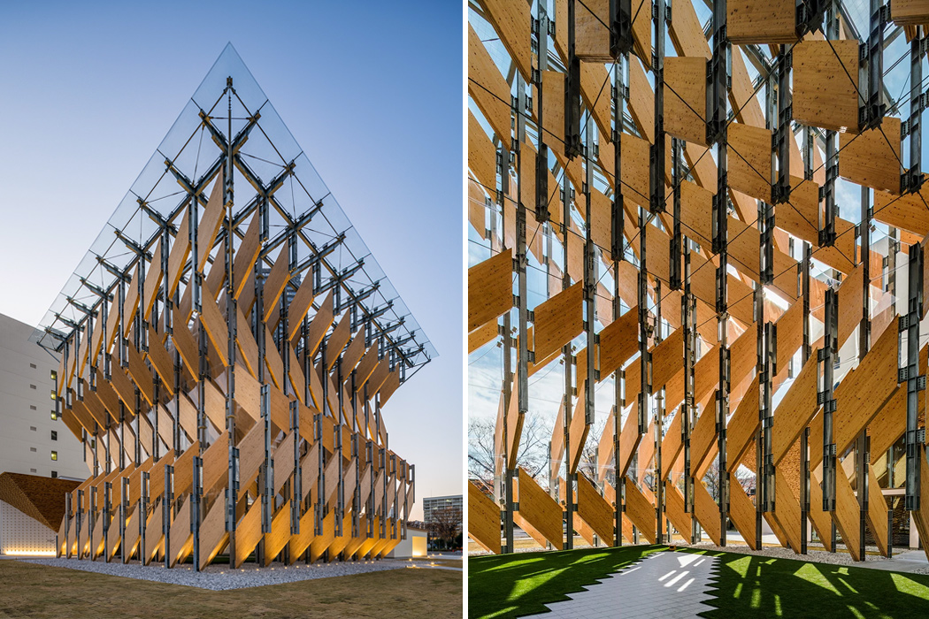 A glittering timber pavilion in Tokyo is preparing for a journey