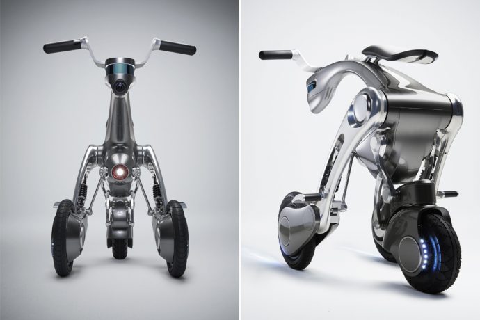 This AI personal assistant transforms into a bike that uses robotic mapping to meet you anywhere!