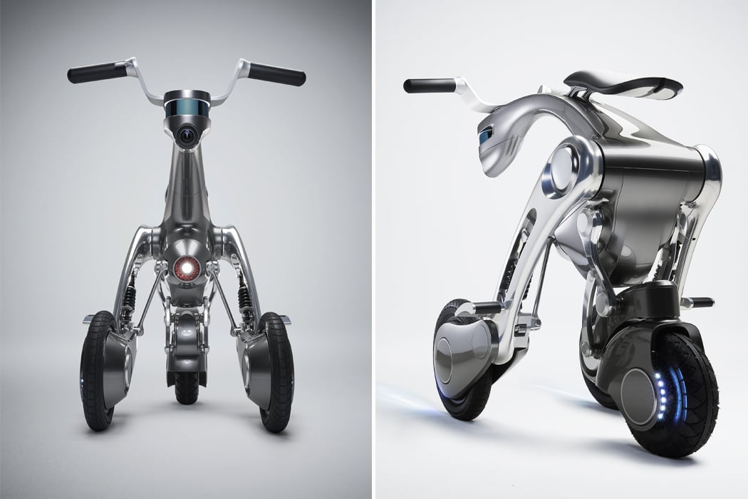 Disciplin humane bemærkede ikke This AI personal assistant transforms into a bike that uses robotic mapping  to meet you anywhere! - Yanko Design