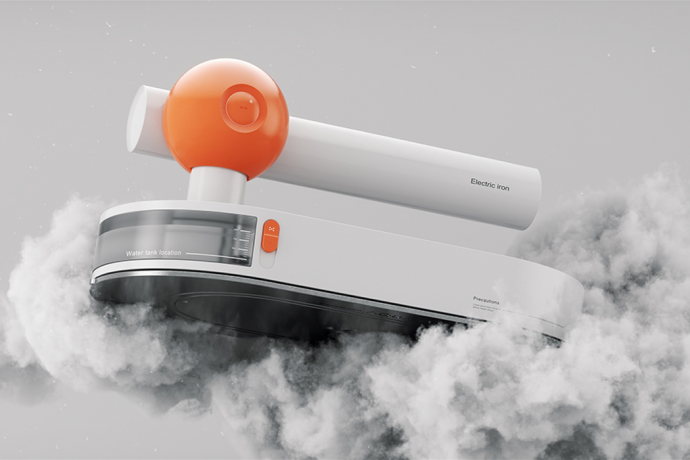 The elbow-like hinge of this electric iron pivots to deliver the best angles and pressure!