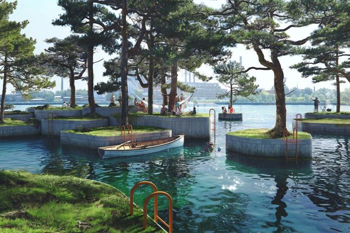 These floating island parks could be a part of our new normal!