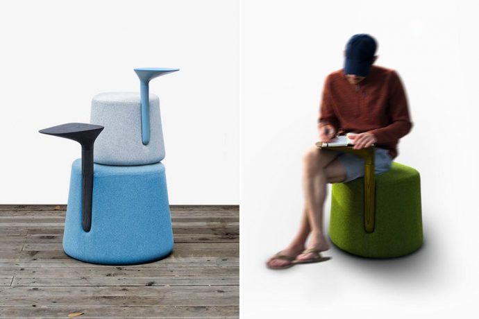The stork chair brings birds of all feathers together in schools and offices!