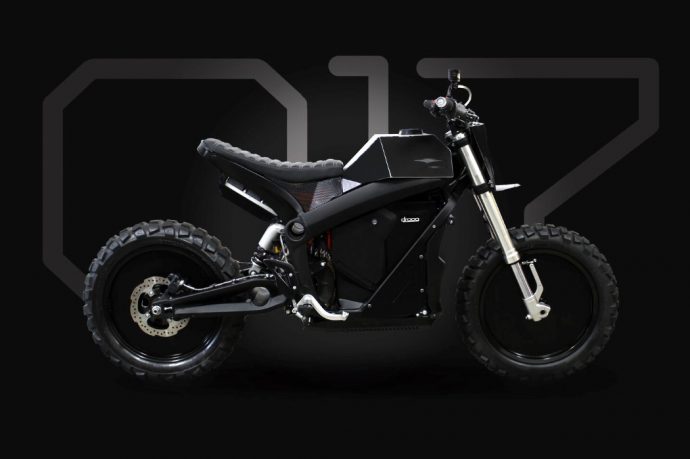 The Droog E-Fighter V2 is like a post-apocalyptic Tesla Cybertruck on two wheels