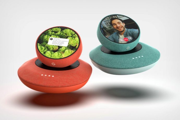 The Google Nest Audio smart-speaker gets its own detachable Walkie-Talkie with a touch display