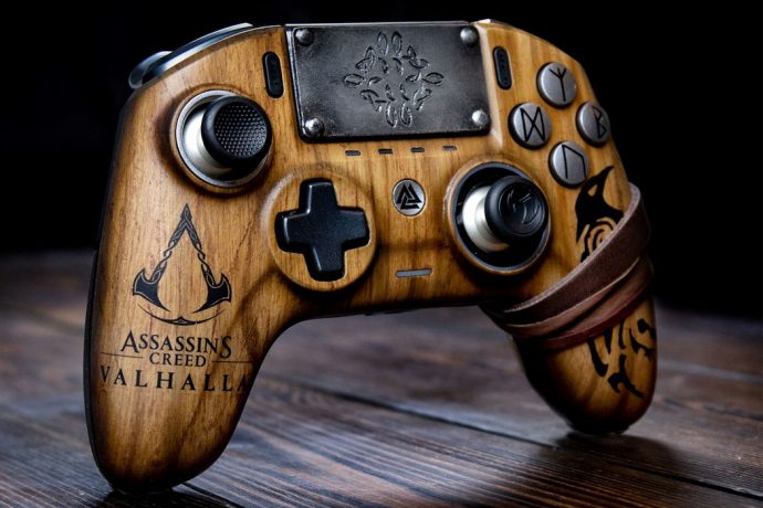 This Assassin’s Creed Valhalla themed gaming controller already smells of the Viking age, and we want it!