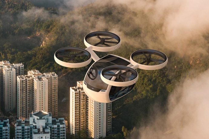 This autonomous flying taxi cocoons you for comfort-laden morning office commute