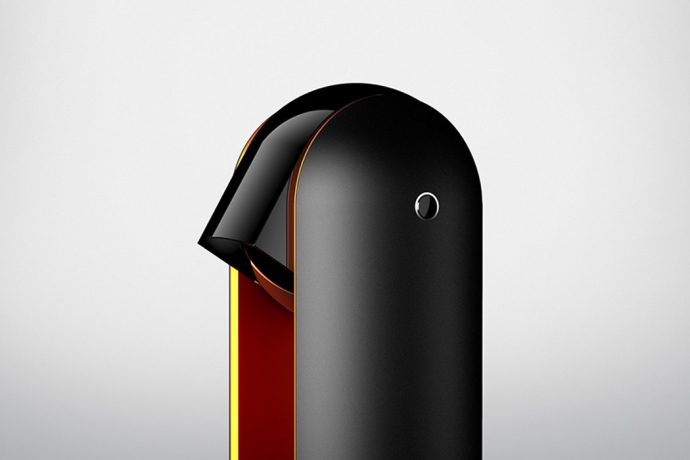 This bird-inspired projector’s rotating beak is your space-saving home theater experience!