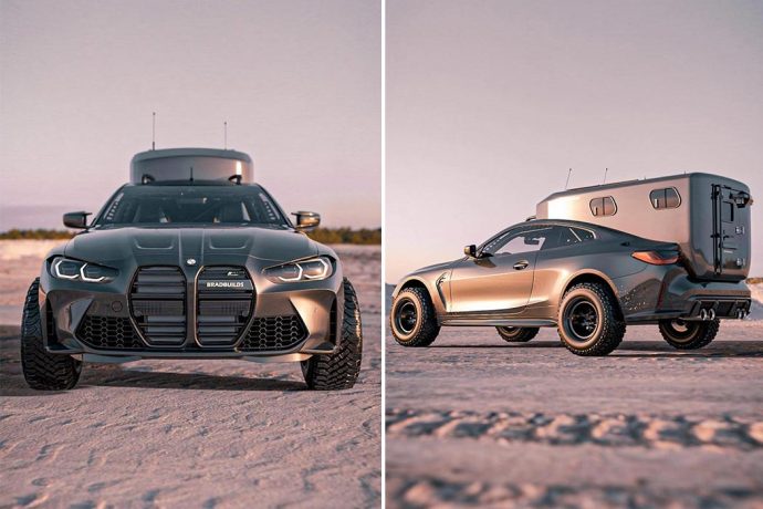 This BMW M4 concept has an integrated camper for the ultimate road trip!