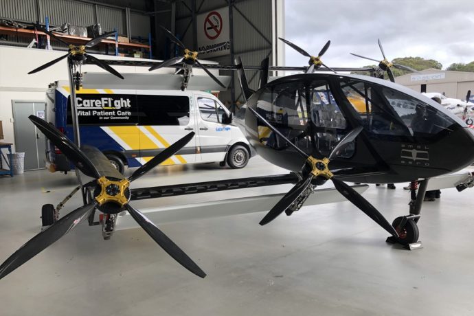 This eVTOL ambulance designed to airlift critical patients will commence in Australia in 2023!