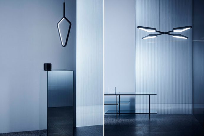 This futuristic modular light fixture is a chandelier you can assemble to suit your interiors!