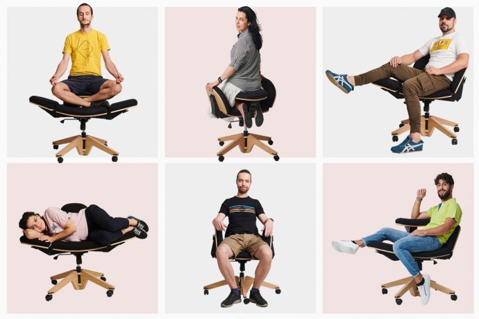 This transforming chair with 10+ seating styles means there is finally a chair that adapts to you!