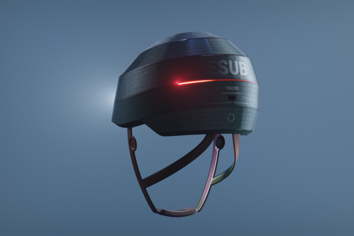 This smart helmet uses organic photovoltaics for clean energy while keeping you stylish and safe!