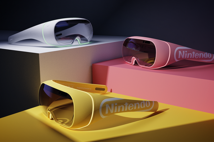 The 90s Nintendo’s Virtual Boy gets revamped into interactive gaming headsets for the ultimate AR gaming experience!
