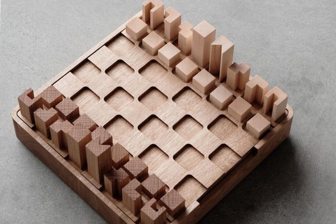 This Minimalist Chess + Checkers Set Will Be the Centerpiece of Your Board-Game Collection