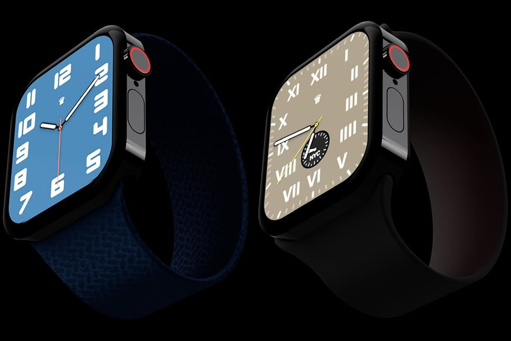 This Apple Watch With Iphone 12 Like Flat Edges May Not Be What Fanboys Desire Yanko Design