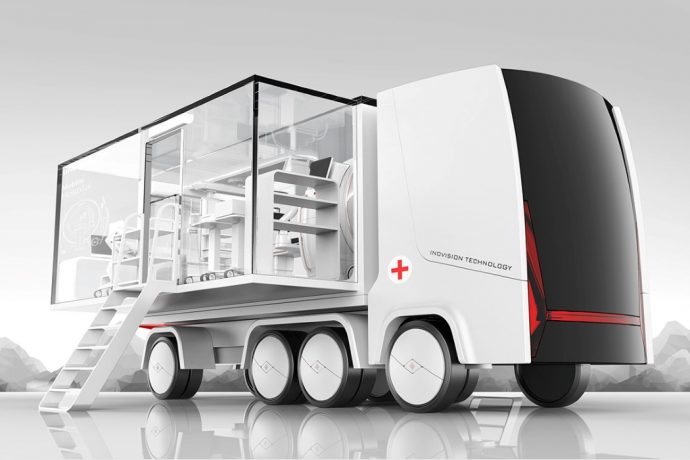 This hospital-on-wheels can travel to critical areas to immediately treat patients and victims