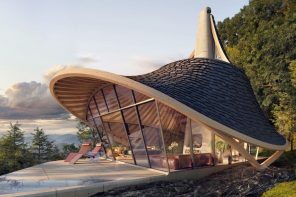 Algorithms helped design the shape of this Japanese holiday retreat