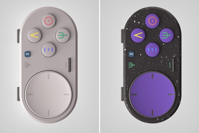 Designed for non-gamers, this controller fits in your pocket and connects to your smartphone for gaming on-the-go!