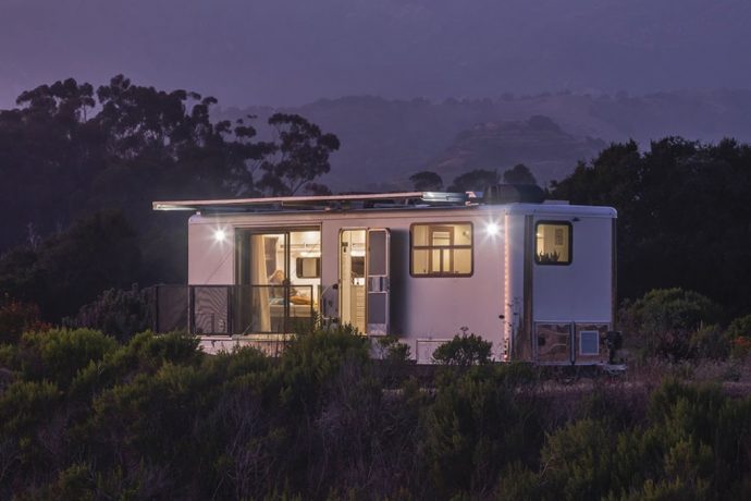 This luxurious, solar-powered trailer generates enough electric power to juice-up your towing EV!