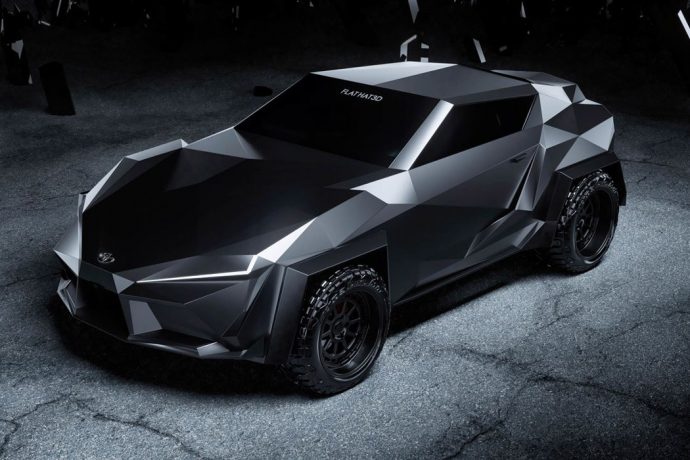 If Tesla Cybertruck and Karlmann King had an offspring, it would be this SUV built on Toyota Supra chassis