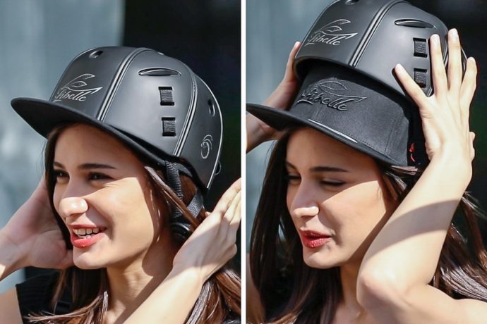 Meet the world’s only helmet designed to be worn over a cap…