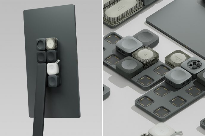 DIY building block-like components make up this futuristic PC design