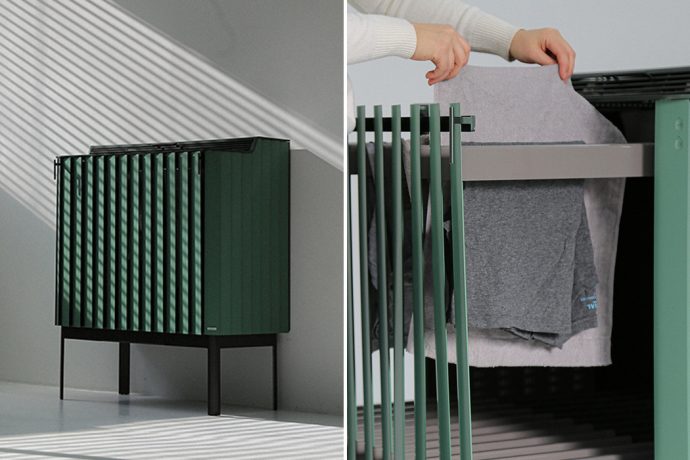 This clothing rack that steams + hangs your clothes for you is a must have for every millennial apartment!