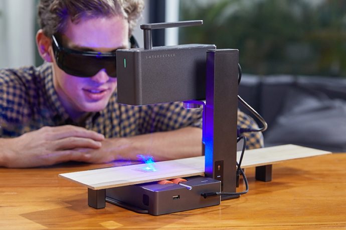 This portable, consumer-friendly laser-engraver lets you rapidly customize anything… even food!