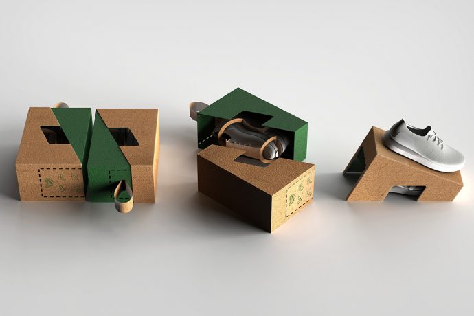 A sustainably designed shoebox that can protect, carry and display your footwear!