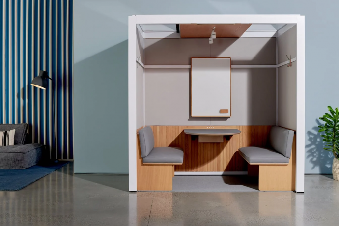 These air-ventilated and soundproof modular meeting rooms are here to replace those laggy Zoom meetings!