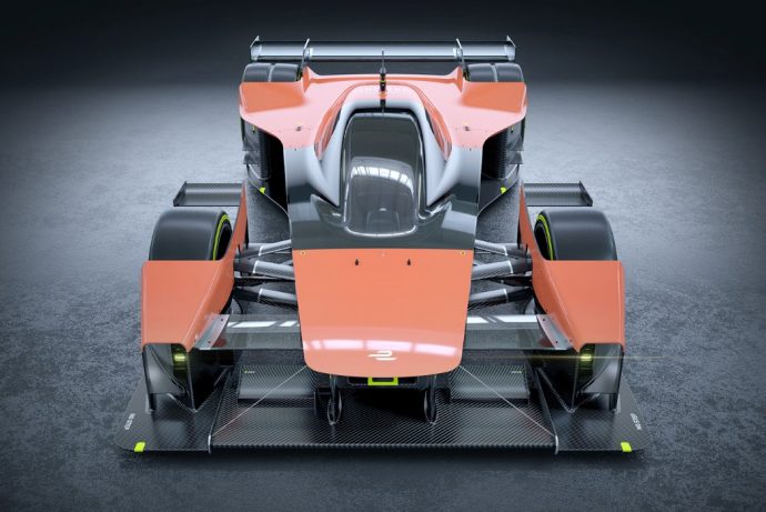 The Future of the Formula 1 is edgy, enclosed, and electric, according to this concept