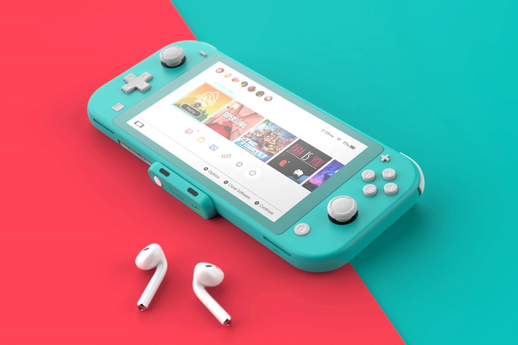 This Nintendo Switch Lite bluetooth adapter lets you connect AirPods to your - Design