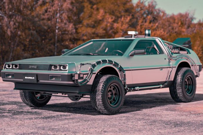 The iconic DeLorean DMC-12 car gets resurrected as an off-roading mean machine!