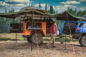 This Jeep compatible off-roading trailer was built for every adventure junkies’ ultimate camping exploit!