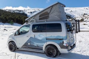 This Nissan all-electric camper is for couples who can’t resist winter expeditions!