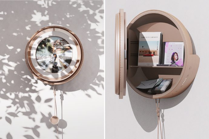 This memory safe lets you both display your digital photo reels and keep your physical memories safe!