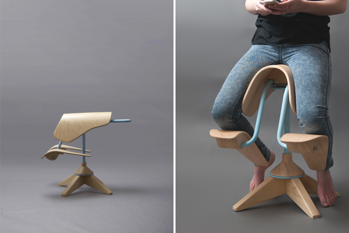 Breaking away from conventional furniture designs, this stool reimagines your sitting experience!