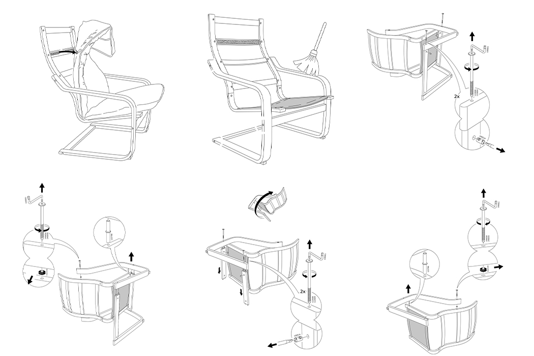 IKEA Lengthens Furniture Life By Providing How To Disassemble 