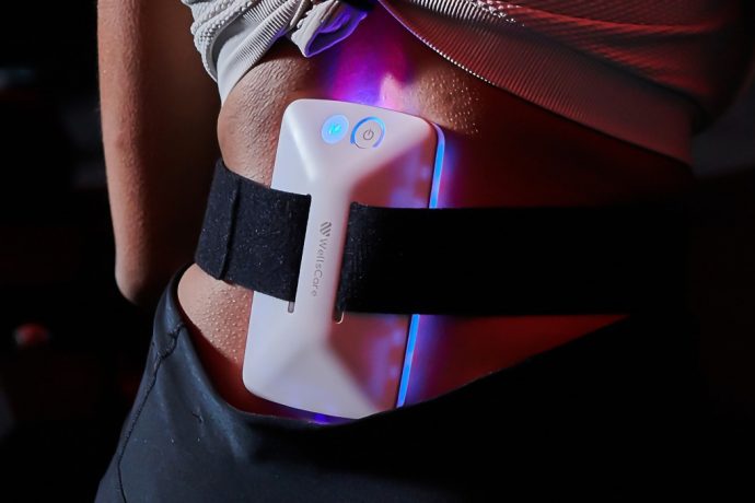 A therapy device that relieves pain using multiple technologies, without any medication