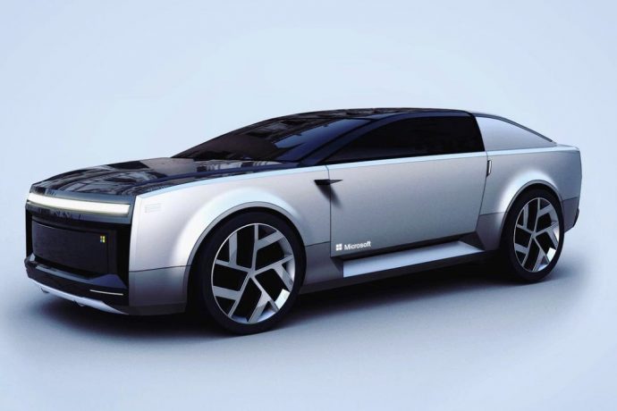 This Microsoft self-driving car concept takes aim at the ambitious Apple Project Titan