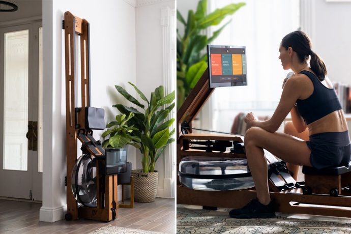 This foldable water rower fitness equipment will transform your living room into the 2021 Olympic games!