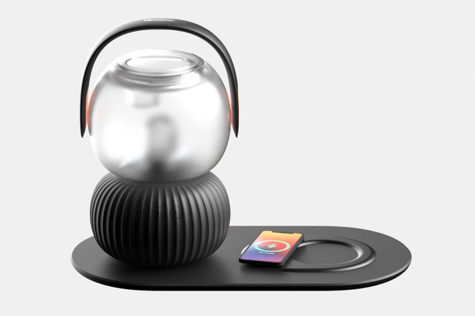 This sleek food processor was designed for Gen Z & includes a wireless charging dock!