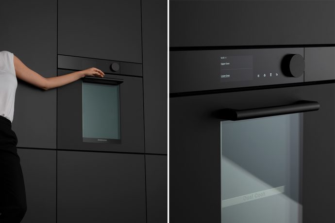 Samsung’s Dual Oven gets an upgrade with matte aesthetics, new UI & seemingly invisible glass!