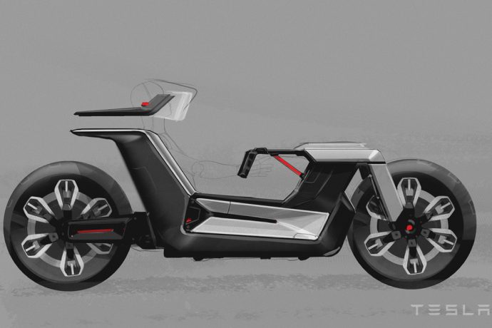 The Tesla Model C is an electric bike concept that’s futuristic on the inside and out