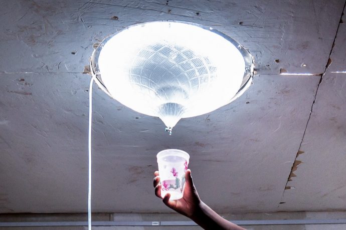 This innovative skylight uses light from the sun to purify drinking water