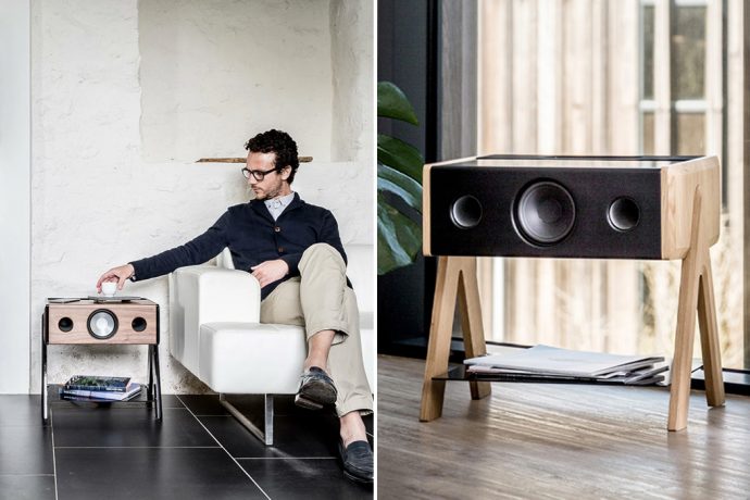 This side table + speaker is every audiophile’s perfect modern home collectible
