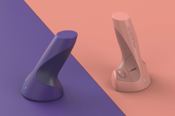 This ergonomic joystick-shaped mouse was inspired by the way our hand holds a pencil