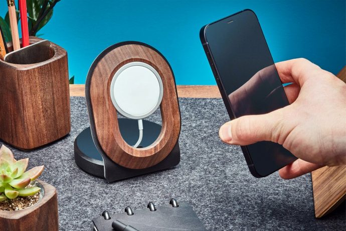 The iPhone 12 MagSafe charger gets an old-fashioned touch with Grovemade’s wooden charging stand