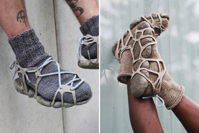 Constructed like LEGO, these modular shoes are made entirely from compostable materials!